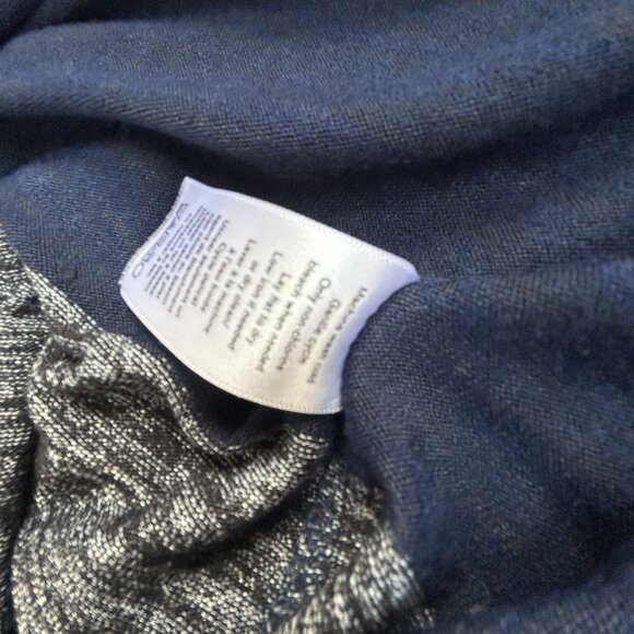 Rag and Bone Womens Blue Charcoal Striped Long Sleeve Hudson Top Small Stretch - Picture 5 of 8